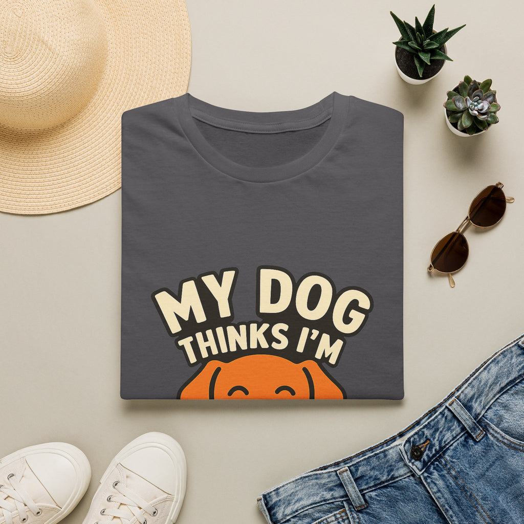 My Dog Thinks I'm Perfect Shirt, Funny Dog Mom Shirt, Dog Lover Gift, Pet Owner Tshirt, Dog Dad Gift, Animal Lover Tee