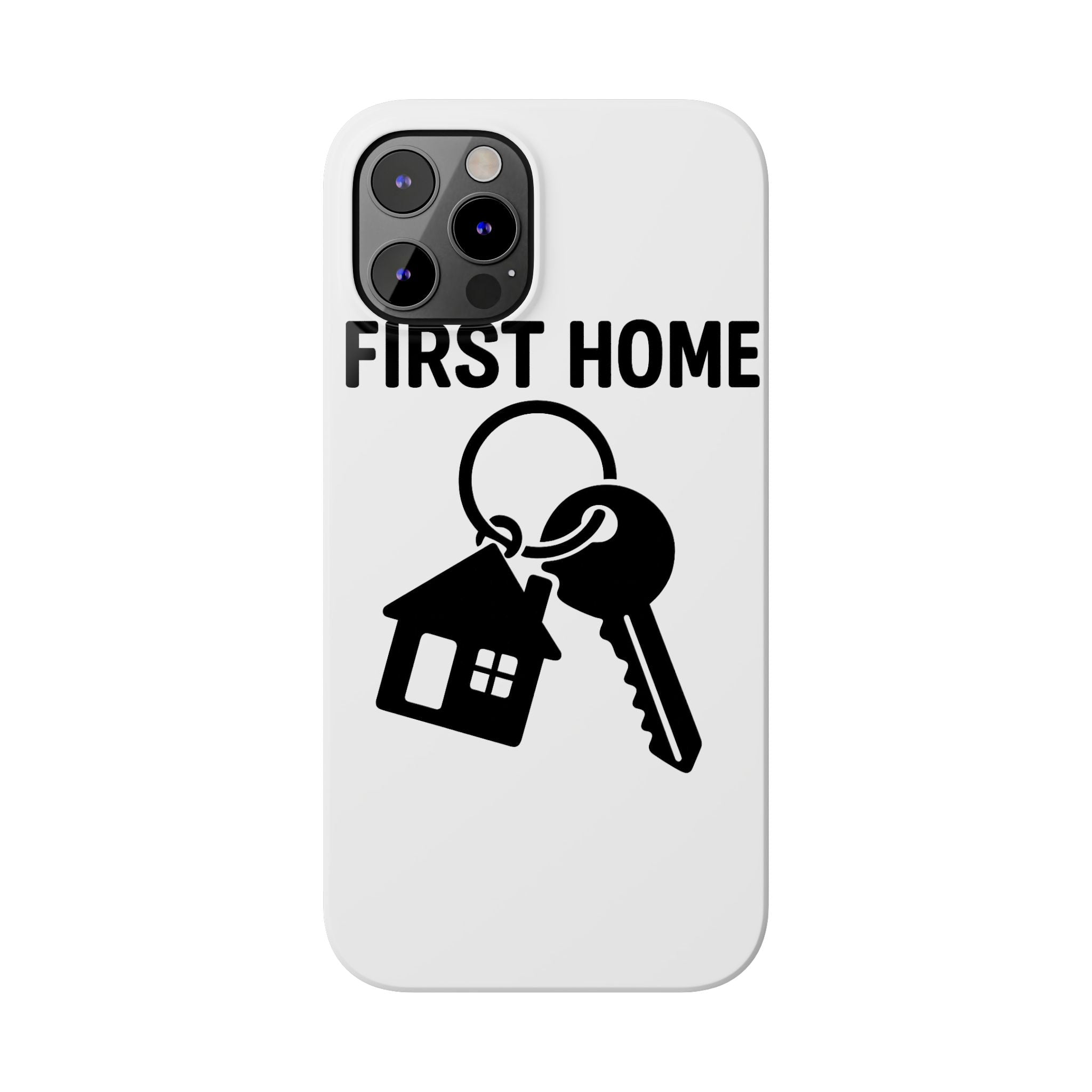 First Home Keys Phone Case, New Homeowner Gift, Housewarming Present, Minimalist House Key Design, First Time Home Buyer Gift