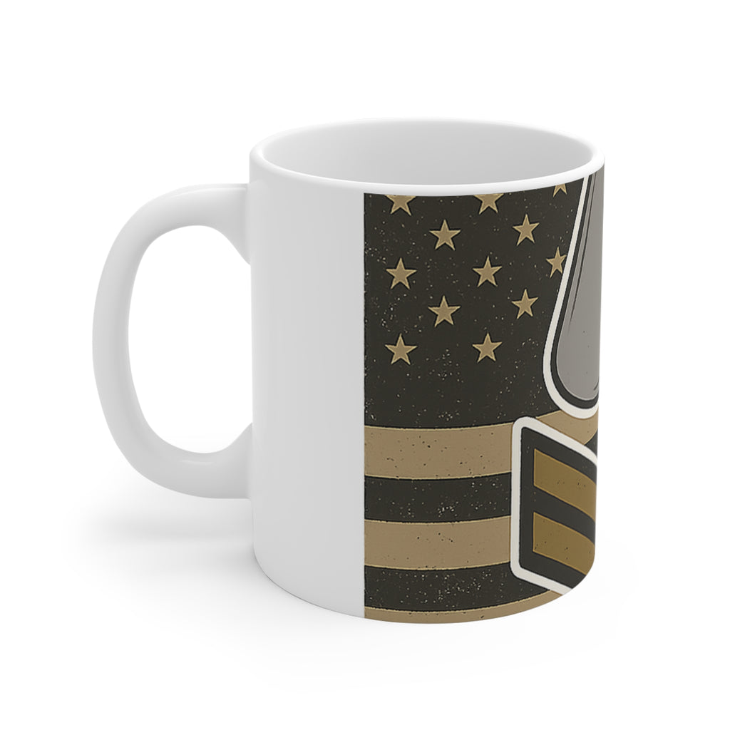 In Loving Memory Veteran Memorial Mug | Custom Military Tribute Gift | Personalized Veterans Day Remembrance | Gold Star Family