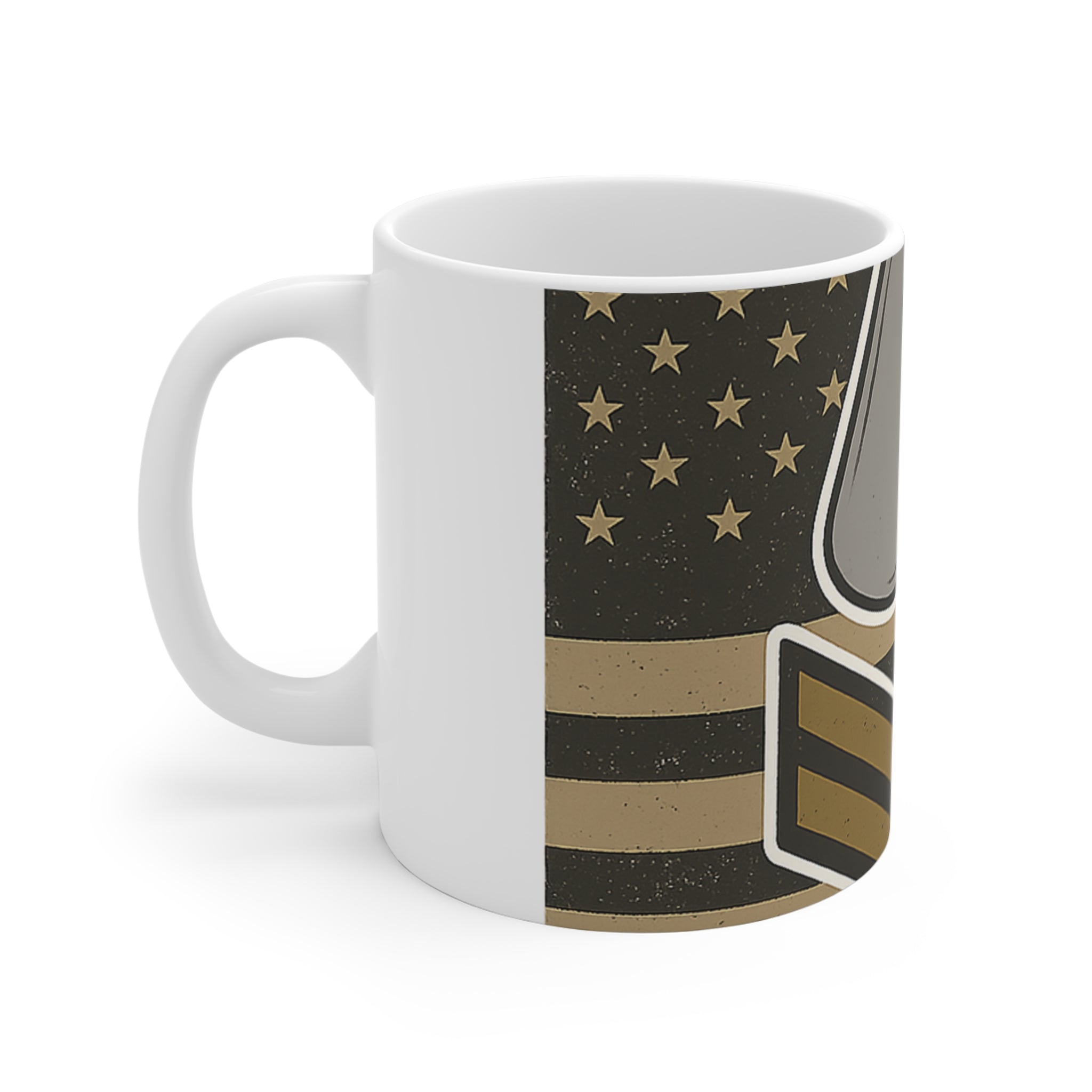 In Loving Memory Veteran Memorial Mug | Custom Military Tribute Gift | Personalized Veterans Day Remembrance | Gold Star Family