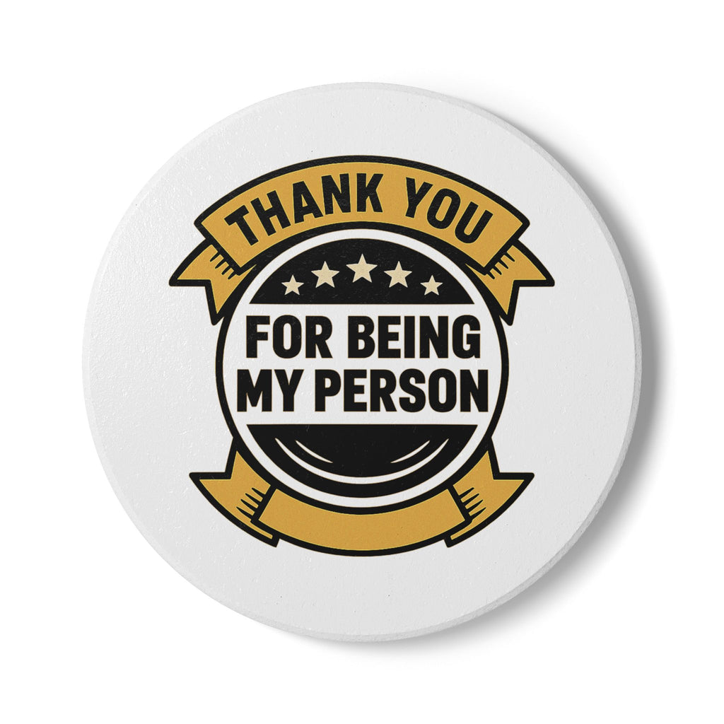 Thank You For Being My Person Coaster Set, Best Friend Gift, Chosen Family Coaster, Soul Sister Gift, Gratitude Gift for Her