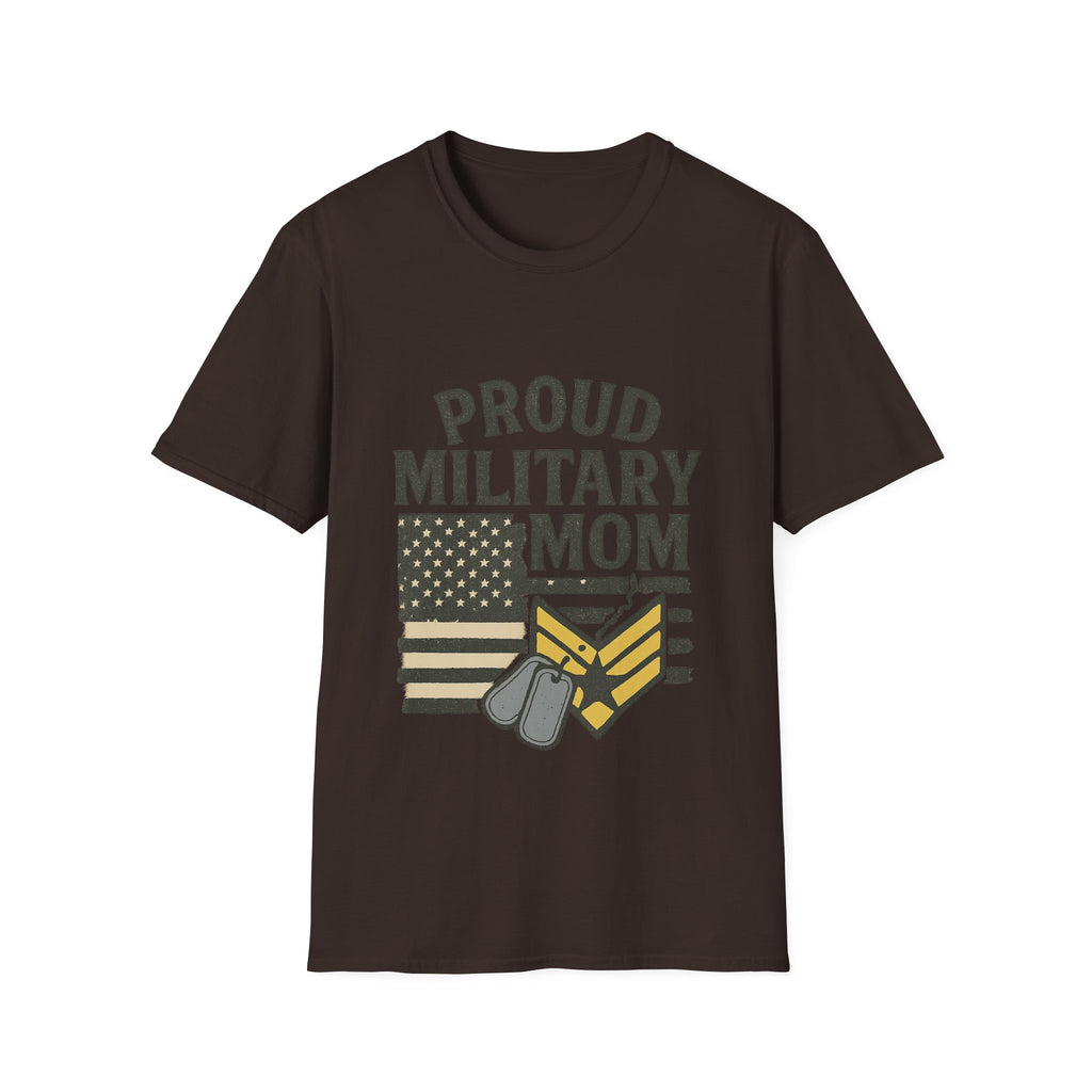 Proud Military Mom Shirt, My Heart Serves Too Tee, Army Mom Gift, Navy Mom, Marine Mom, Air Force Mom T-Shirt, Military Mother