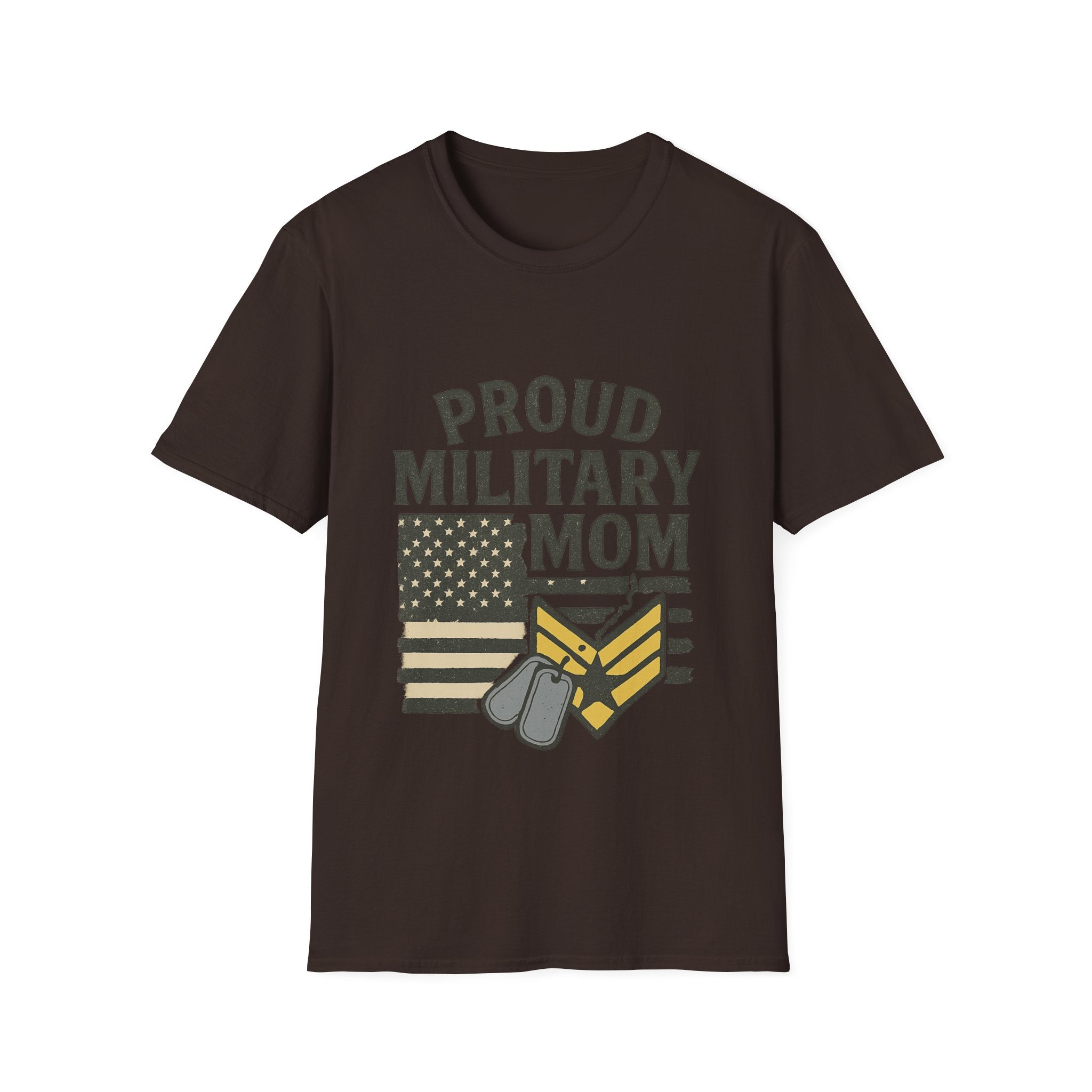 Proud Military Mom Shirt, My Heart Serves Too Tee, Army Mom Gift, Navy Mom, Marine Mom, Air Force Mom T-Shirt, Military Mother