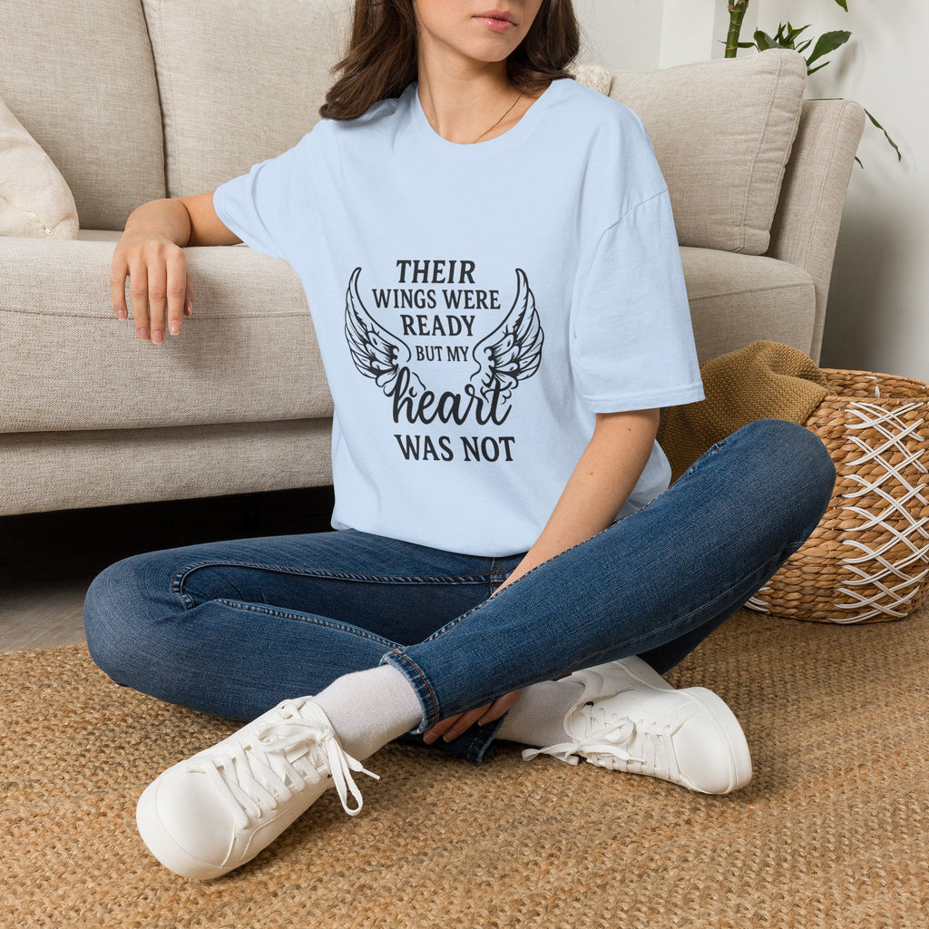 Their Wings Were Ready T-Shirt, Memorial Shirt, Grief Loss Remembrance Tee, Angel Wings Quote Shirt, Sympathy Gift Bereavement