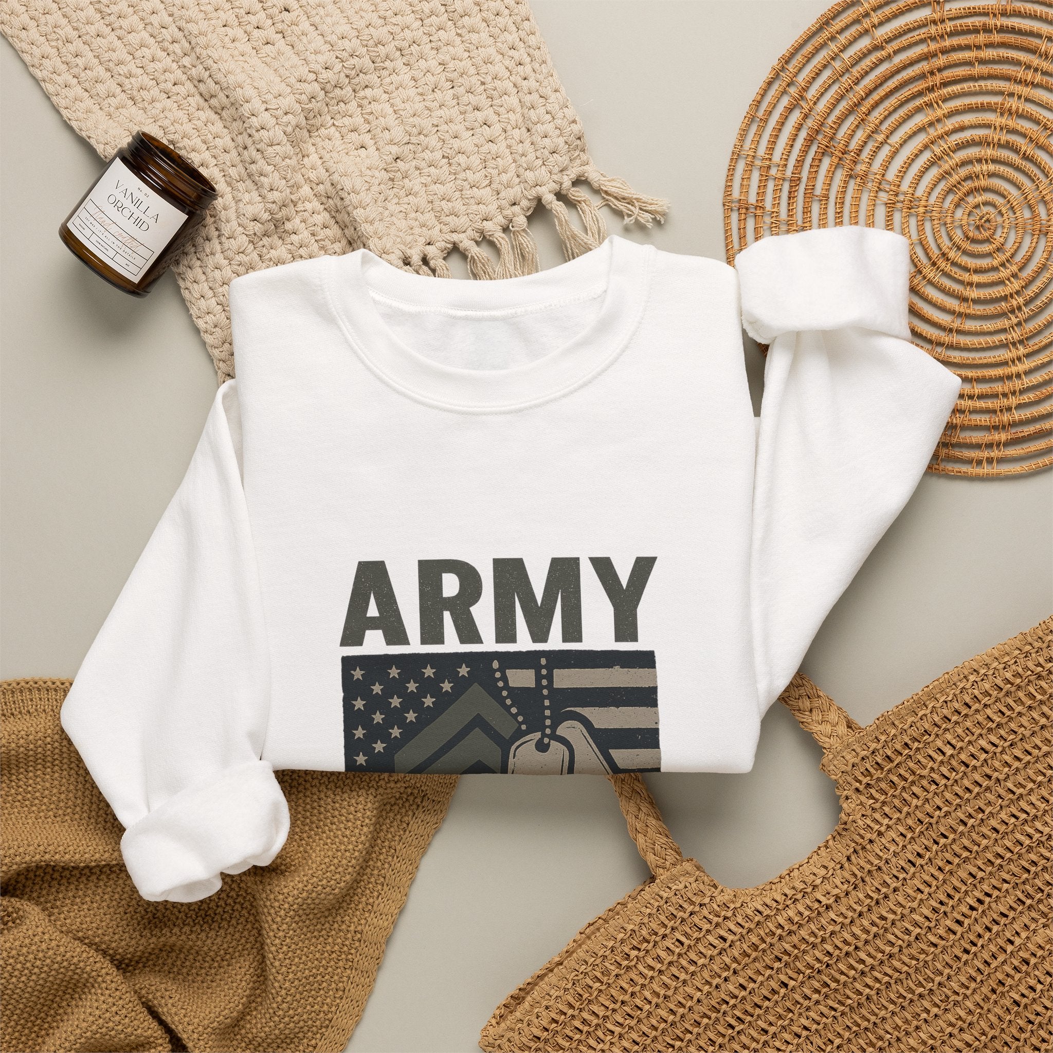 Army Strong Dad Sweatshirt, Military Father's Day Gift, Active Duty Dad Shirt, Army Dad Appreciation, Patriotic Military Family