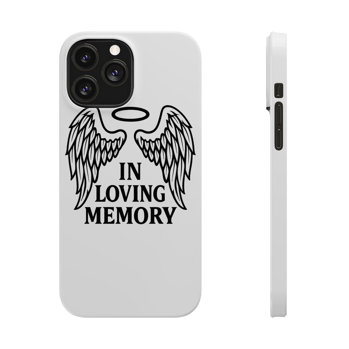 Guardian Angel Wings Phone Case In Loving Memory Sympathy Gift Memorial Remembrance Heaven Spiritual Protection Loss Grief Support