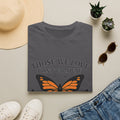 Memorial Shirt Those We Love Don't Go Away Butterfly Grief Comfort Tee Sympathy Gift Remembrance Bereavement Loss Tshirt Women