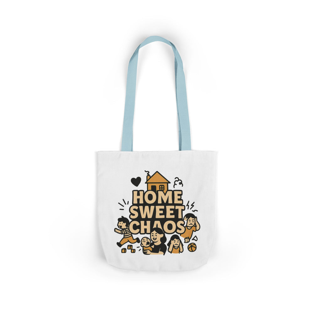 Home Sweet Chaos Tote Bag, Funny Mom Life Gift, Parenting Humor Canvas Tote, New Mom Gift, Chaotic Family Life, Gift for Mom