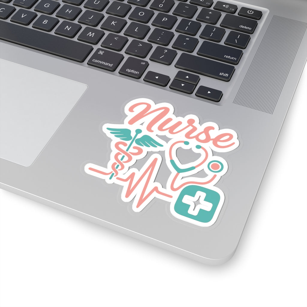 Nurse Sticker Pack 5 Stethoscope Heart Medical Appreciation Gift Waterproof Vinyl Decals Healthcare Worker Thank You