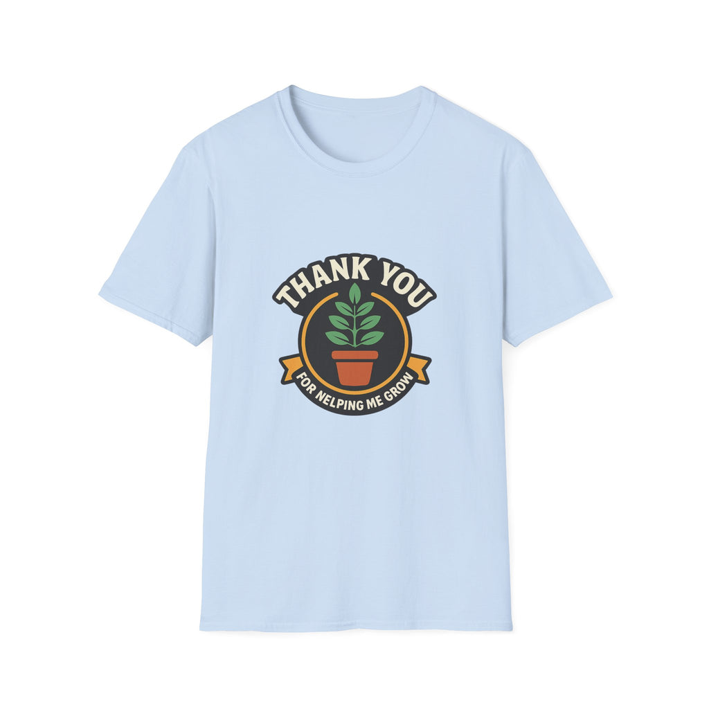 Thank You for Helping Me Grow Teacher Appreciation Shirt Plant Lady Gift Teacher Week Tee Mentor Gift End of Year Teacher Gift