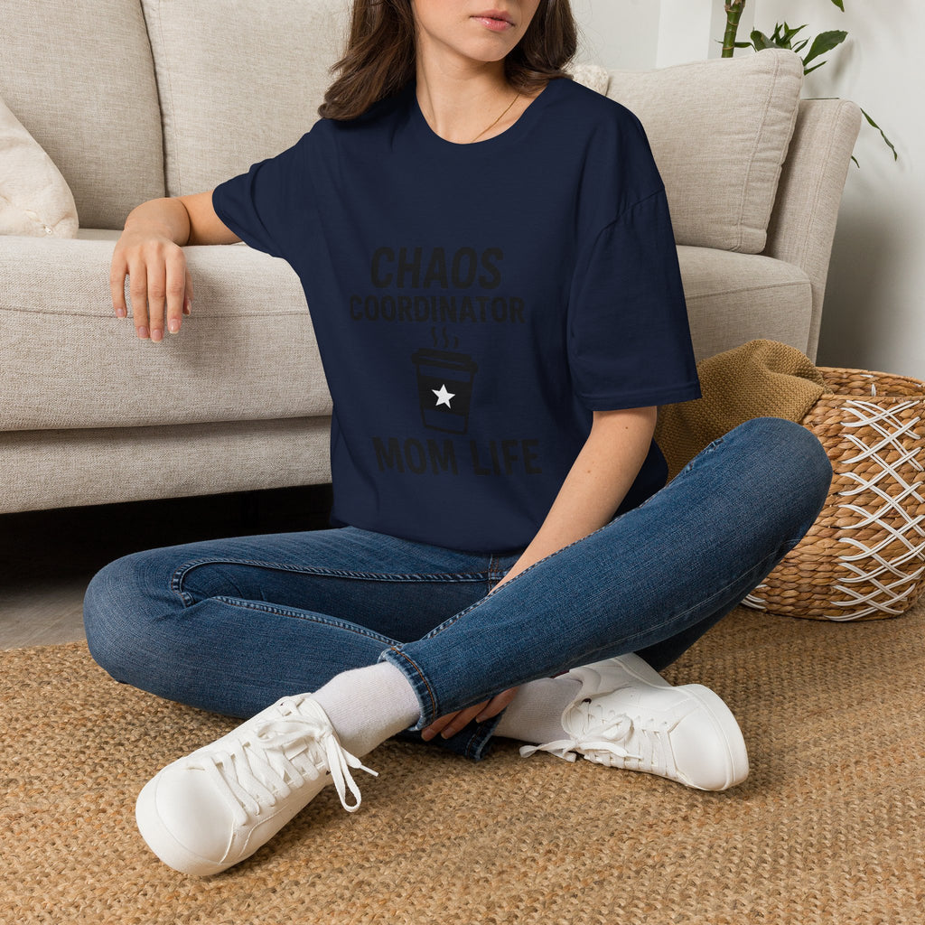 Chaos Coordinator Shirt Mom Life T-Shirt Funny Mom Tee Mother's Day Gift for New Mom Toddler Mom Gift Exhausted Mom Shirt