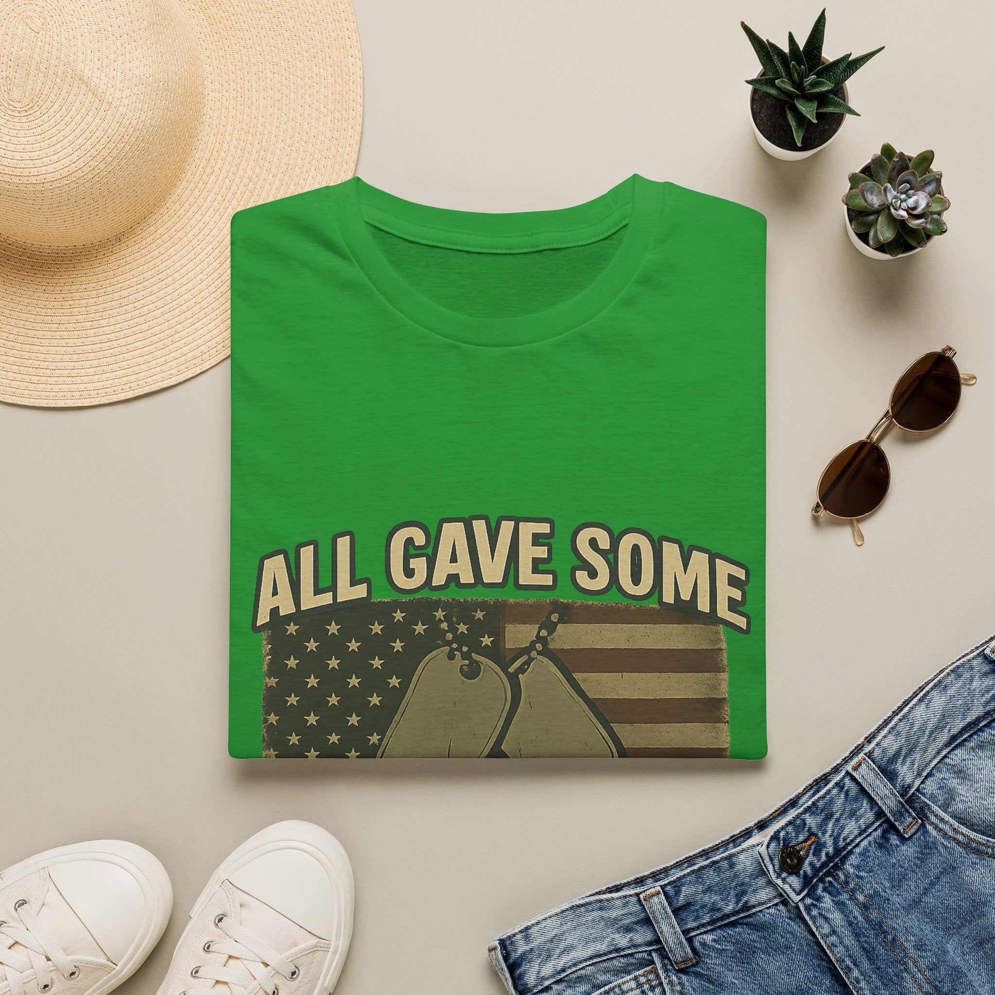 Custom Veteran Shirt | All Gave Some Some Gave All | Personalized Veterans Day Gift | Military Family Pride Tshirt with Name & Dates