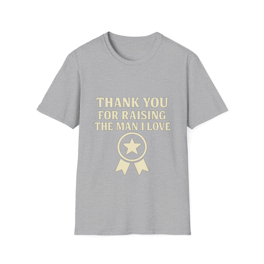 Thank You For Raising The Man I Love Shirt, Mother In Law Gift, Mothers Day Gift From Daughter In Law, MIL Appreciation Tee