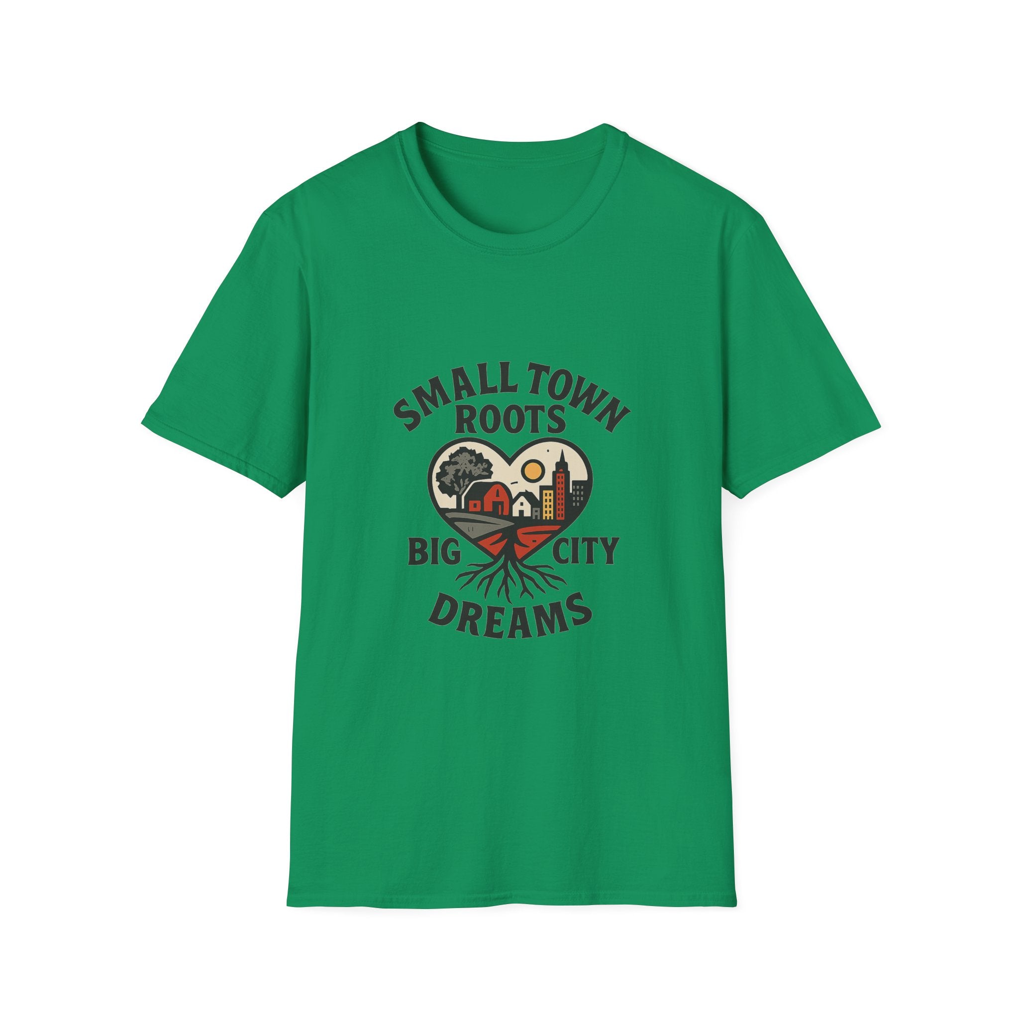 Small Town Roots Big City Dreams Shirt, Hometown Pride Tshirt, Small Town Girl Gift, Nostalgic Country Roots Tee, Moving Away Gift