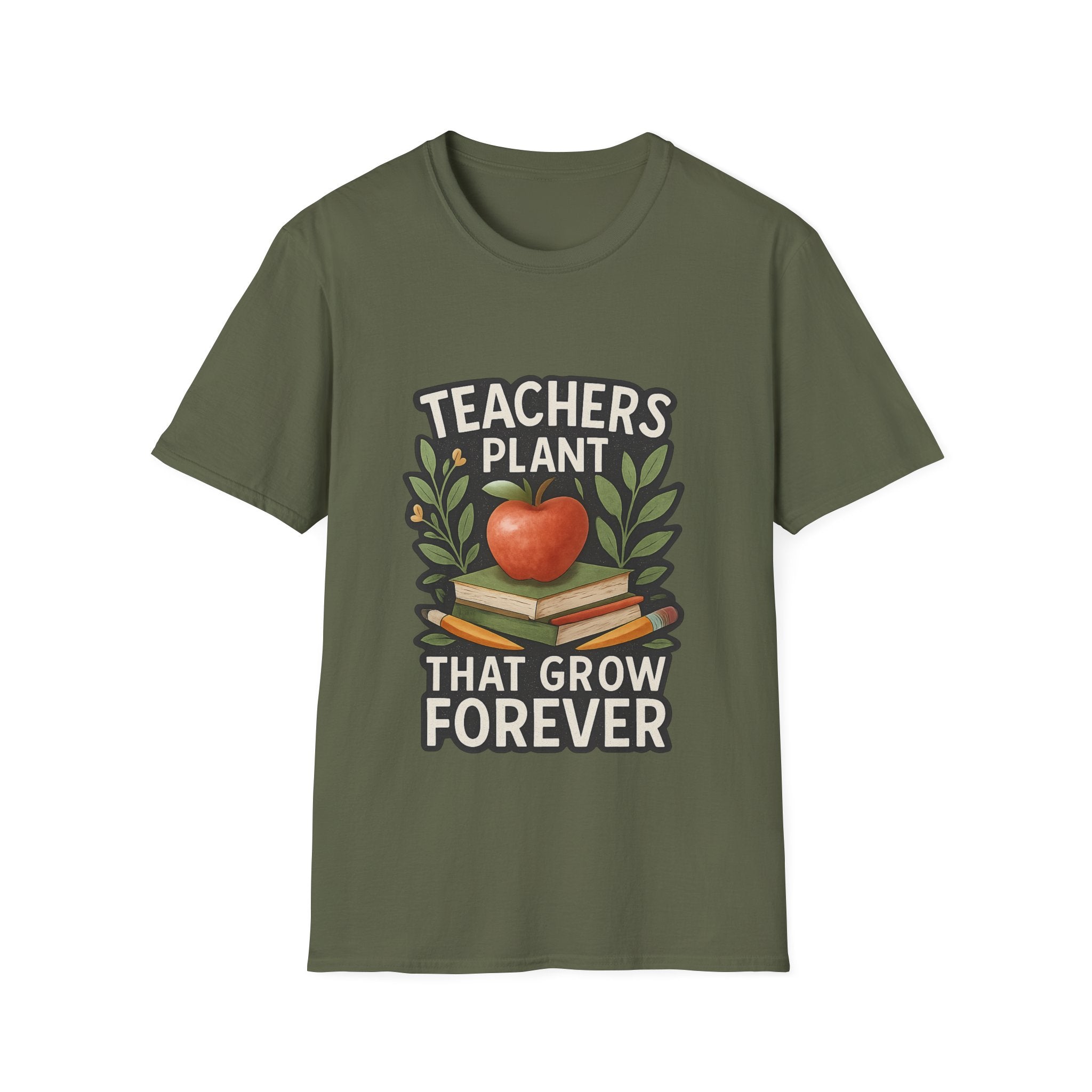 Teacher Appreciation Shirt Teachers Plant Seeds That Grow Forever Tee Gift for Teacher Watercolor Botanical Thank You Teacher Tshirt