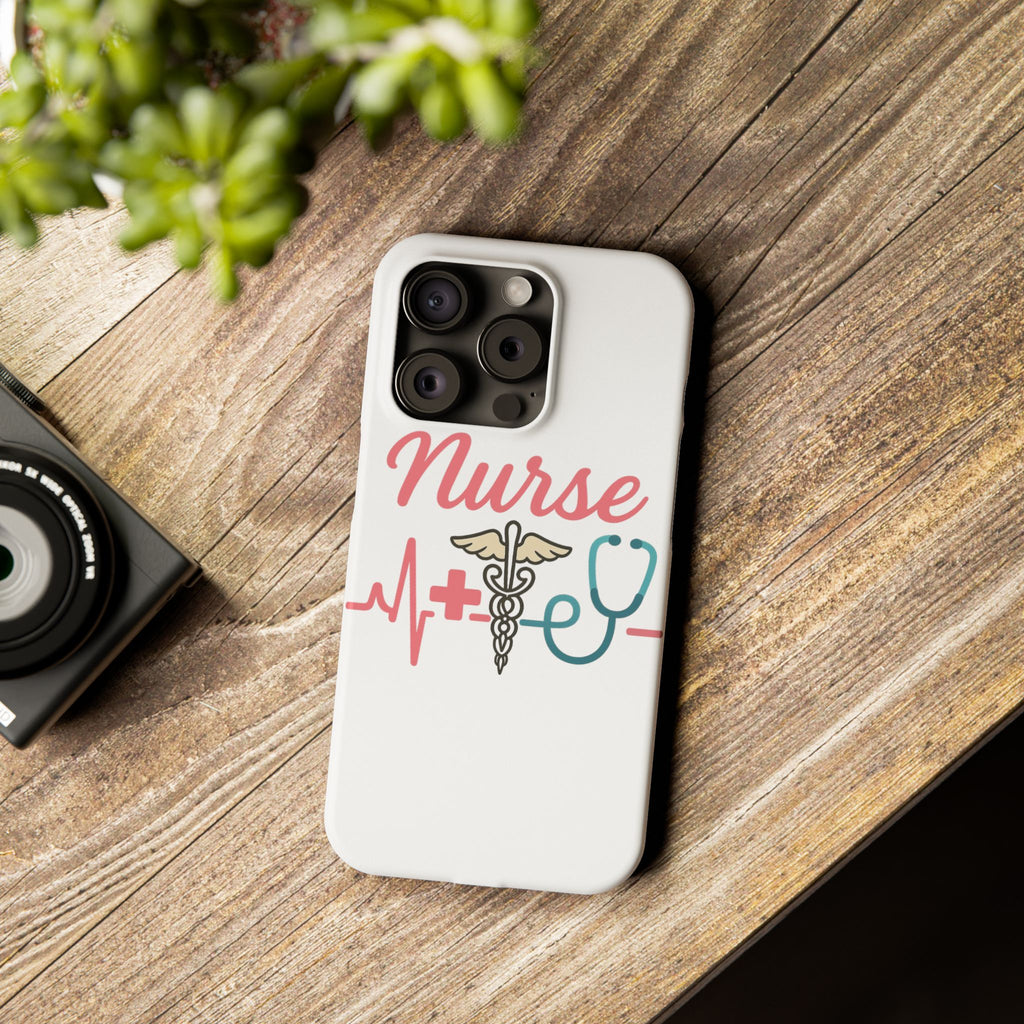 Nurse Phone Case EKG Heartbeat Medical Gift for Nurses RN Nursing Student Appreciation Gift Healthcare Worker iPhone Case