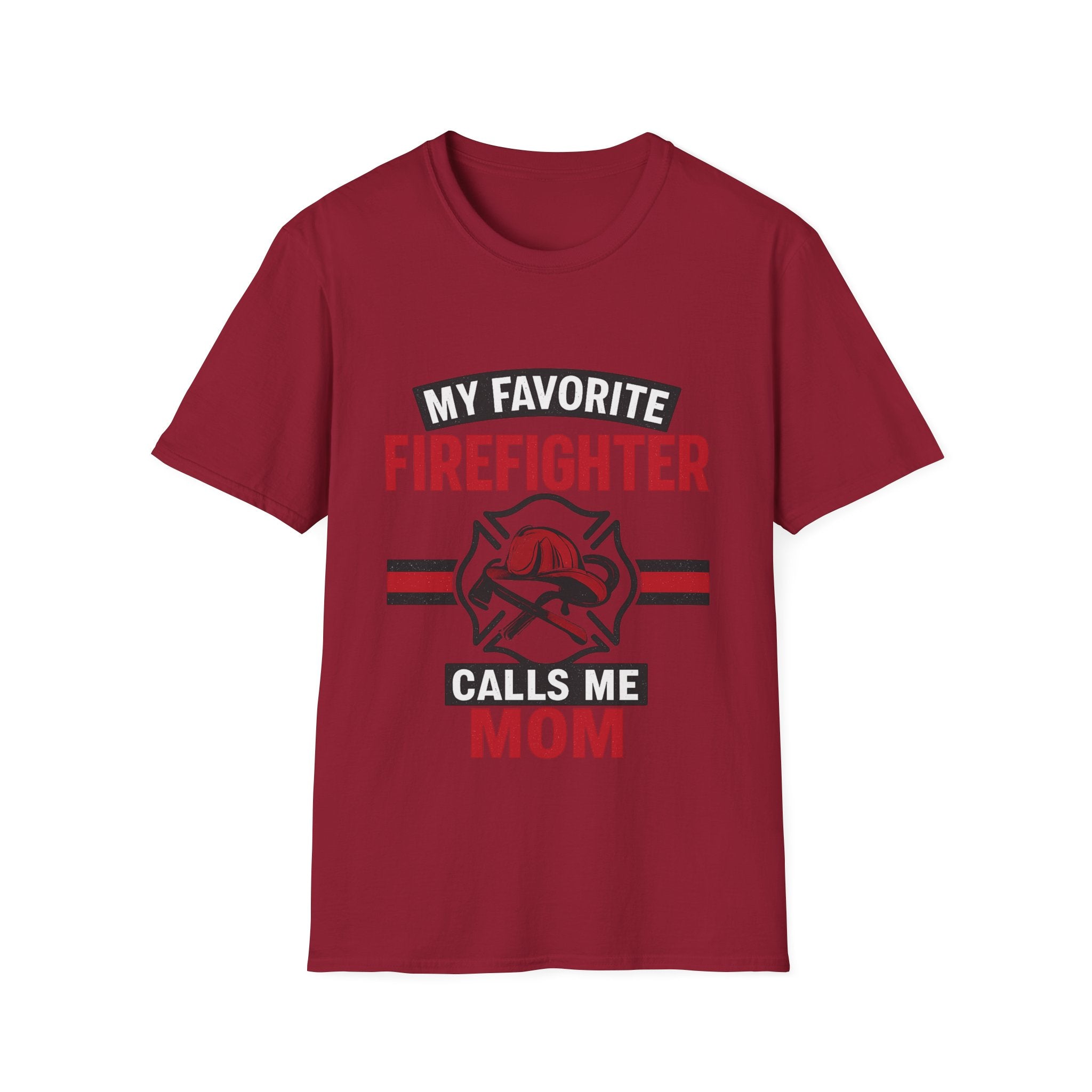 My Favorite Firefighter Calls Me Mom Shirt, Firefighter Mom Gift, Mother's Day Shirt, Proud Fire Mom Tee, Fireman Mom T-Shirt