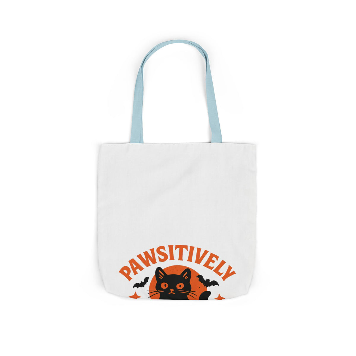 Pawsitively Spooky Cat Lover Halloween Tote Bag