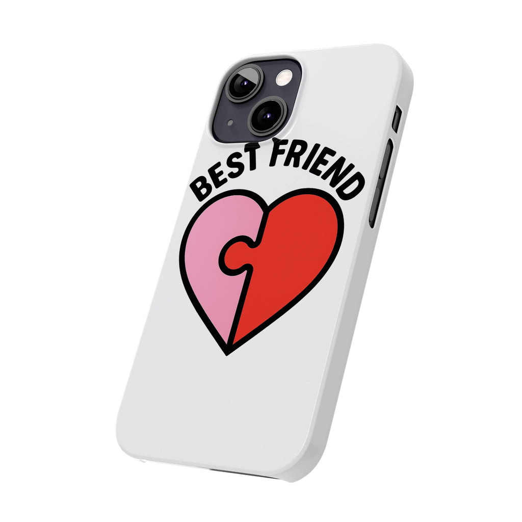Best Friend Phone Case Set Puzzle Heart Matching BFF Gifts for Besties Friendship Phone Cases Cute Teen Gift for Her