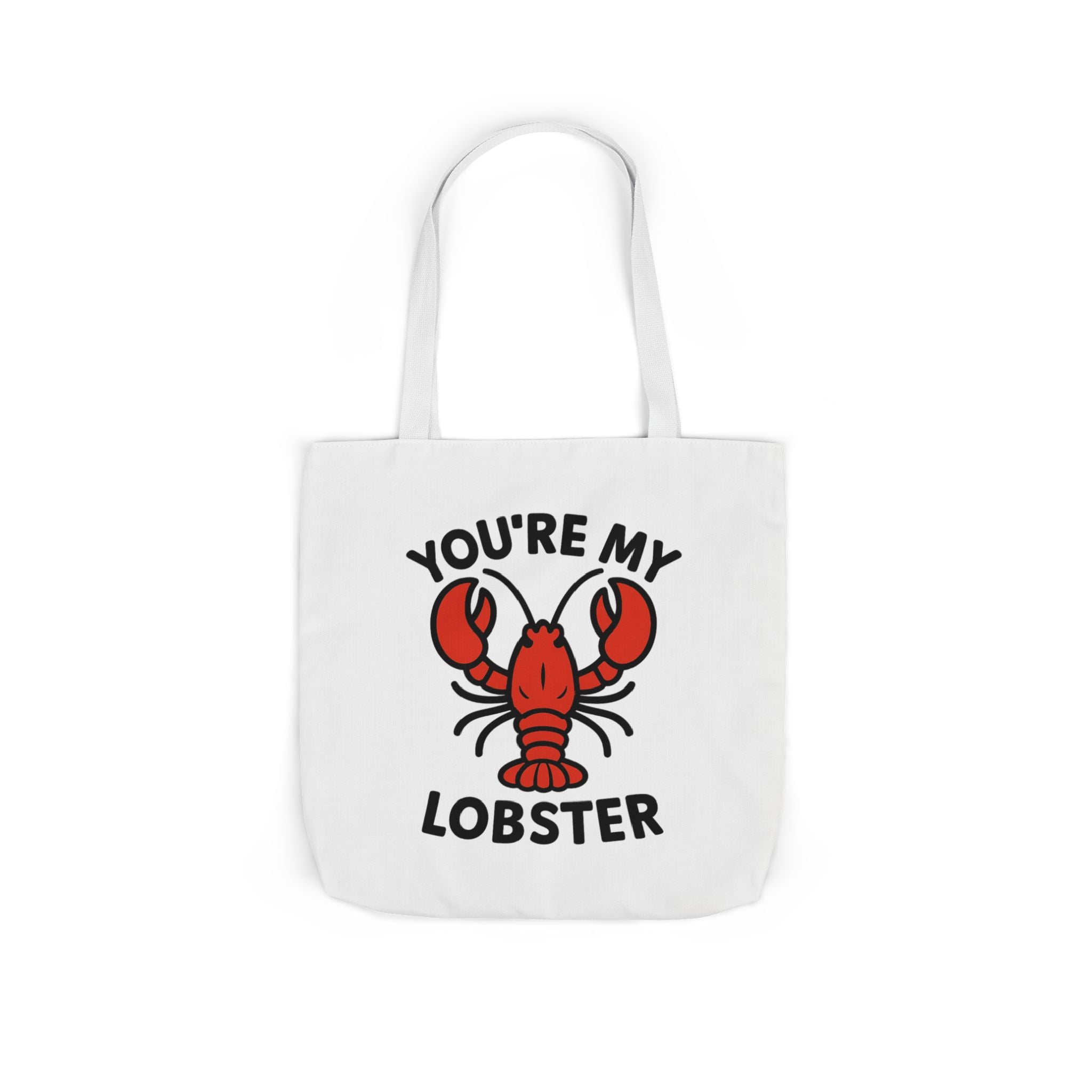 You're My Lobster Tote Bag Friends TV Show Gift Couples Anniversary Boyfriend Girlfriend Soulmate Quote Canvas Beach Bag