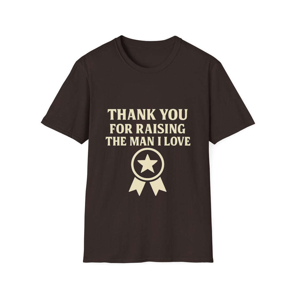 Thank You For Raising The Man I Love Shirt, Mother In Law Gift, Mothers Day Gift From Daughter In Law, MIL Appreciation Tee