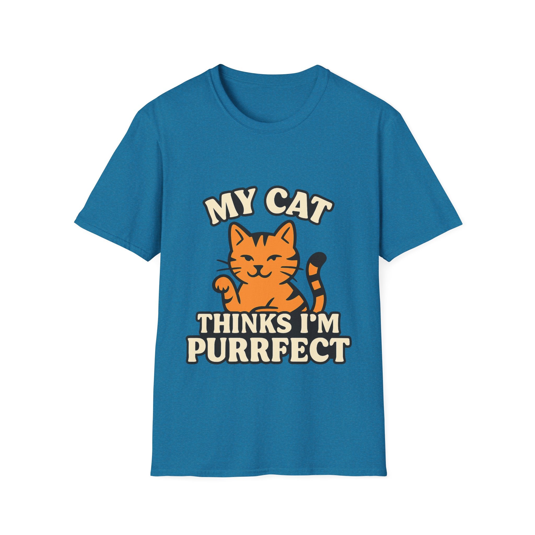 Cat Lover Shirt, My Cat Thinks I'm Purrfect T-Shirt, Funny Cat Owner Gift, Cat Mom Tee, Cat Dad Shirt, Crazy Cat Lady