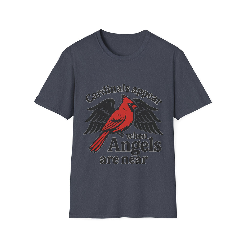 Cardinals Appear When Angels Are Near Shirt Memorial Tshirt Loss of Loved One Remembrance Gift Sympathy Bereavement Grief Comfort