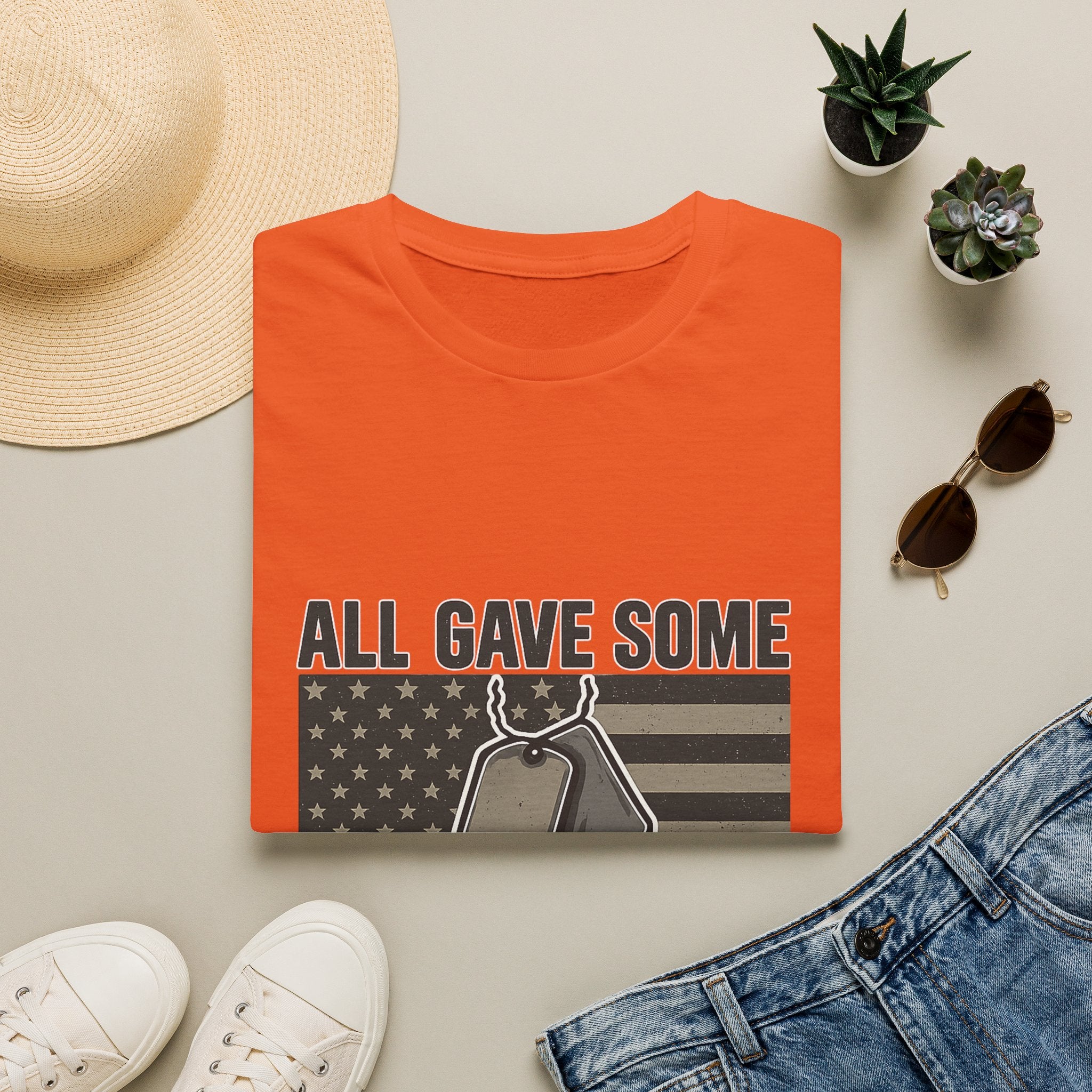 Custom Veteran Shirt | All Gave Some Some Gave All | Personalized Veterans Day Gift | Military Family Pride Tshirt with Name & Dates