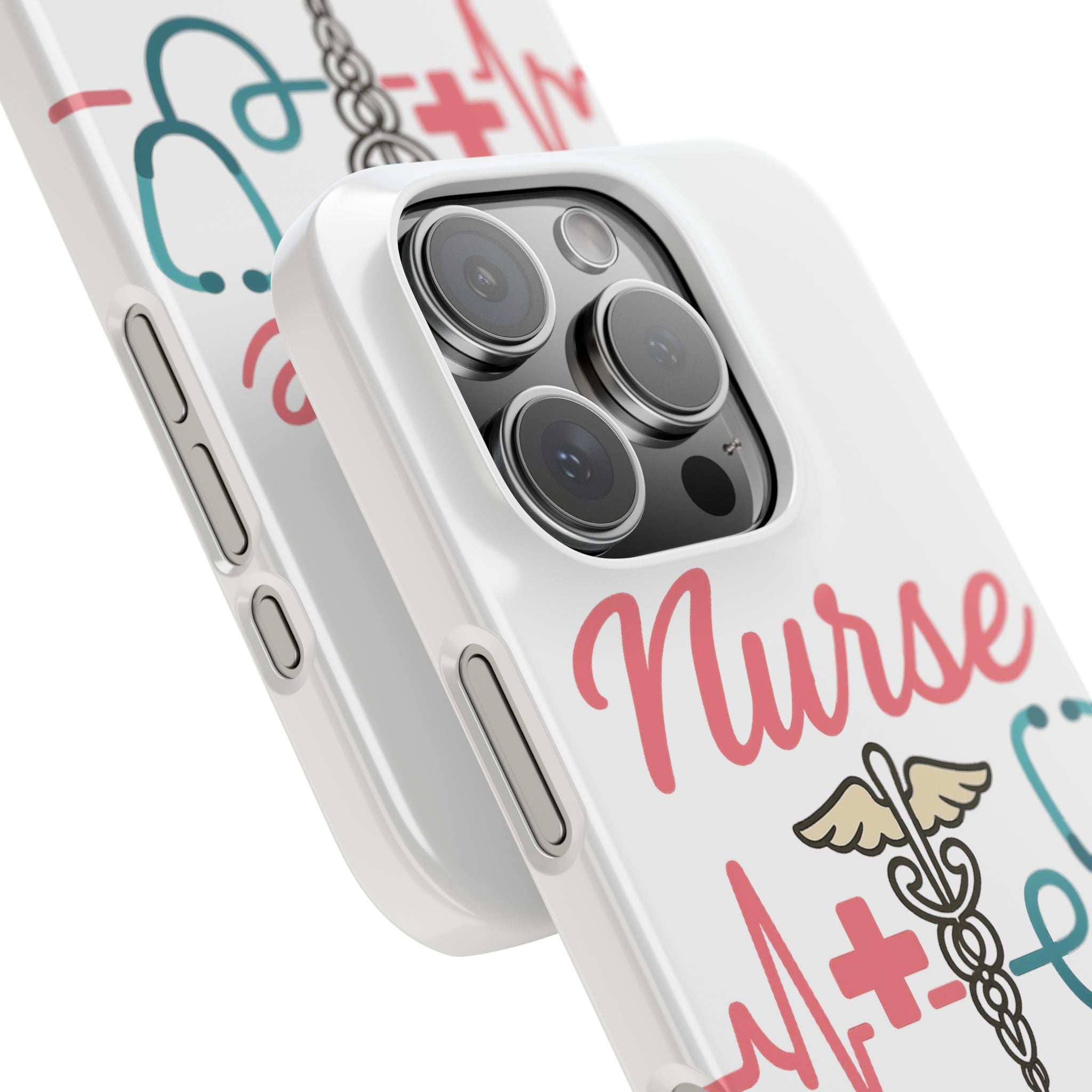 Nurse Phone Case EKG Heartbeat Medical Gift for Nurses RN Nursing Student Appreciation Gift Healthcare Worker iPhone Case