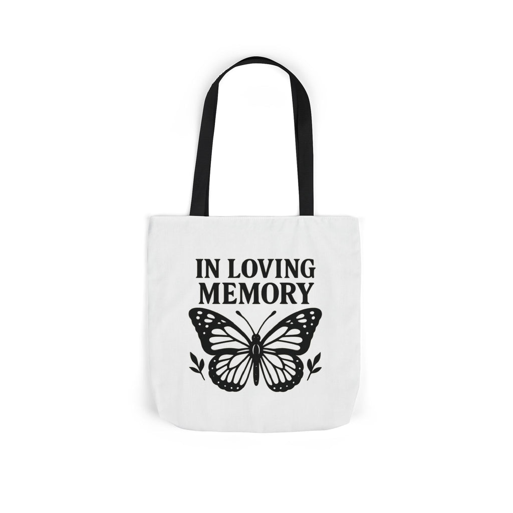 Butterfly Memorial Tote Bag, In Loving Memory Gift, Funeral Remembrance, Celebration of Life, Sympathy Gift for Loss