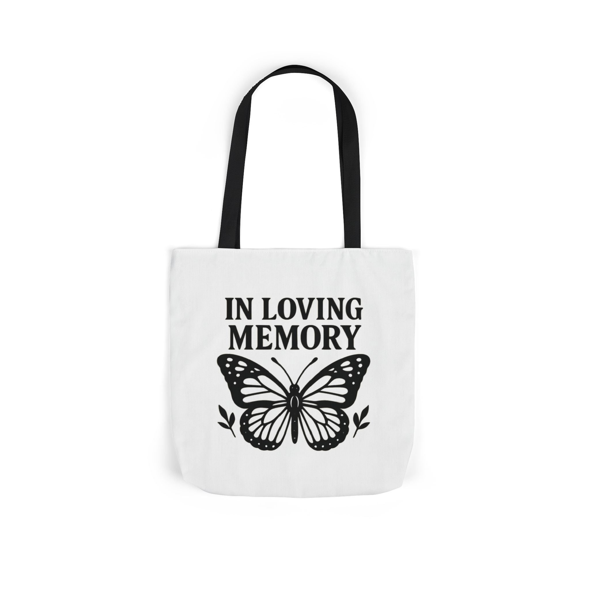 Butterfly Memorial Tote Bag, In Loving Memory Gift, Funeral Remembrance, Celebration of Life, Sympathy Gift for Loss