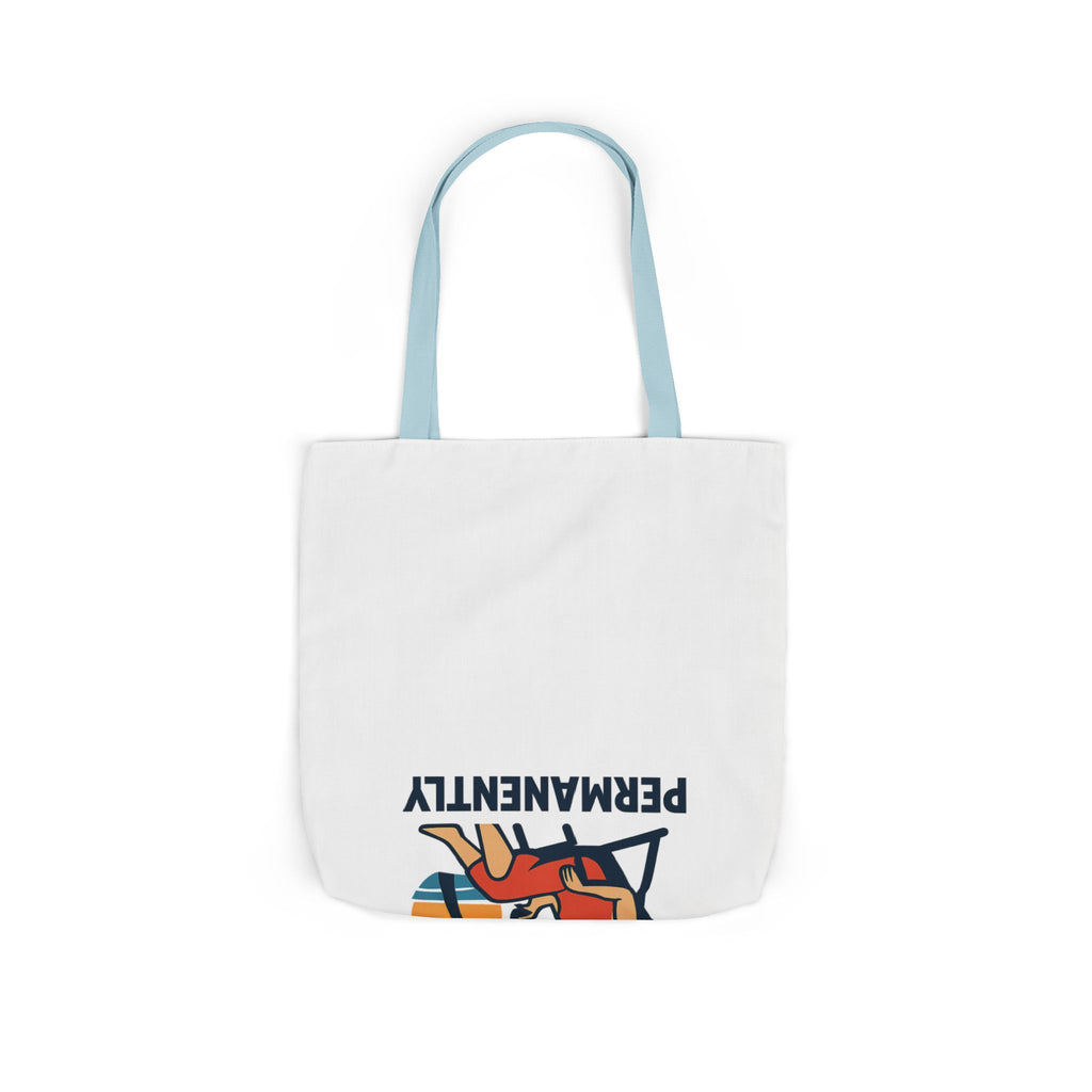 Out of Office Permanently Tote Bag, Retirement Gift for Women, Retiree Travel Bag, Funny Retirement Party Gift Coworker