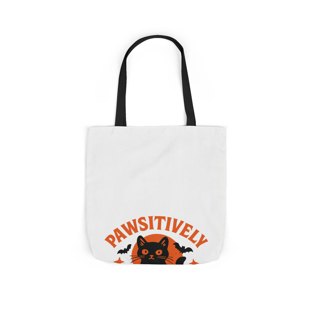 Pawsitively Spooky Cat Lover Halloween Tote Bag