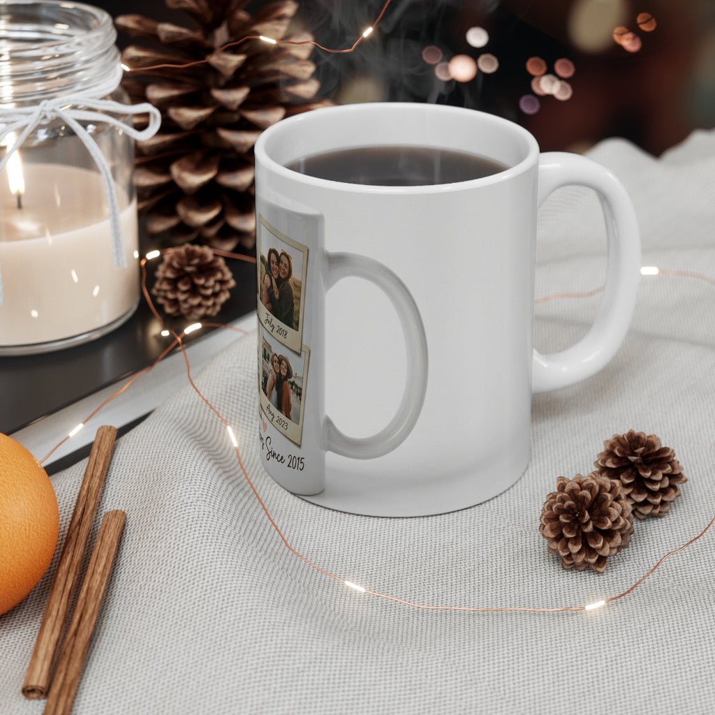 Soul Sisters Forever Custom Photo Mug, Best Friend Gift Personalized Picture Coffee Mug, Friendship Day Gift for BFF Birthday