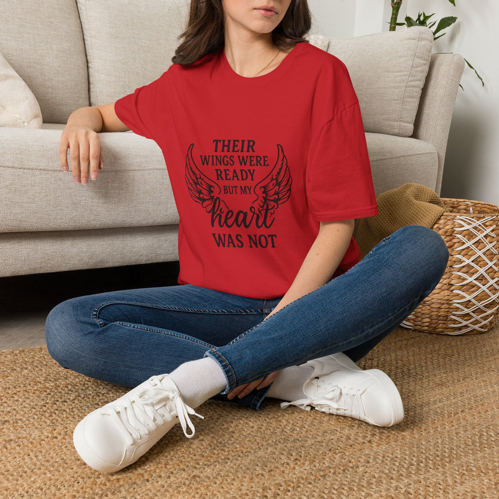 Their Wings Were Ready T-Shirt, Memorial Shirt, Grief Loss Remembrance Tee, Angel Wings Quote Shirt, Sympathy Gift Bereavement