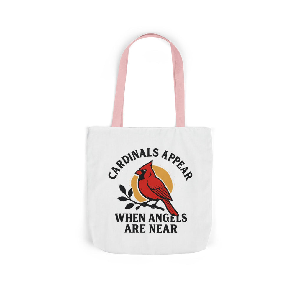Cardinal Visitor Tote Bag, Cardinals Appear When Angels Are Near, Memorial Gift for Loss of Loved One, Sympathy Gift Mom