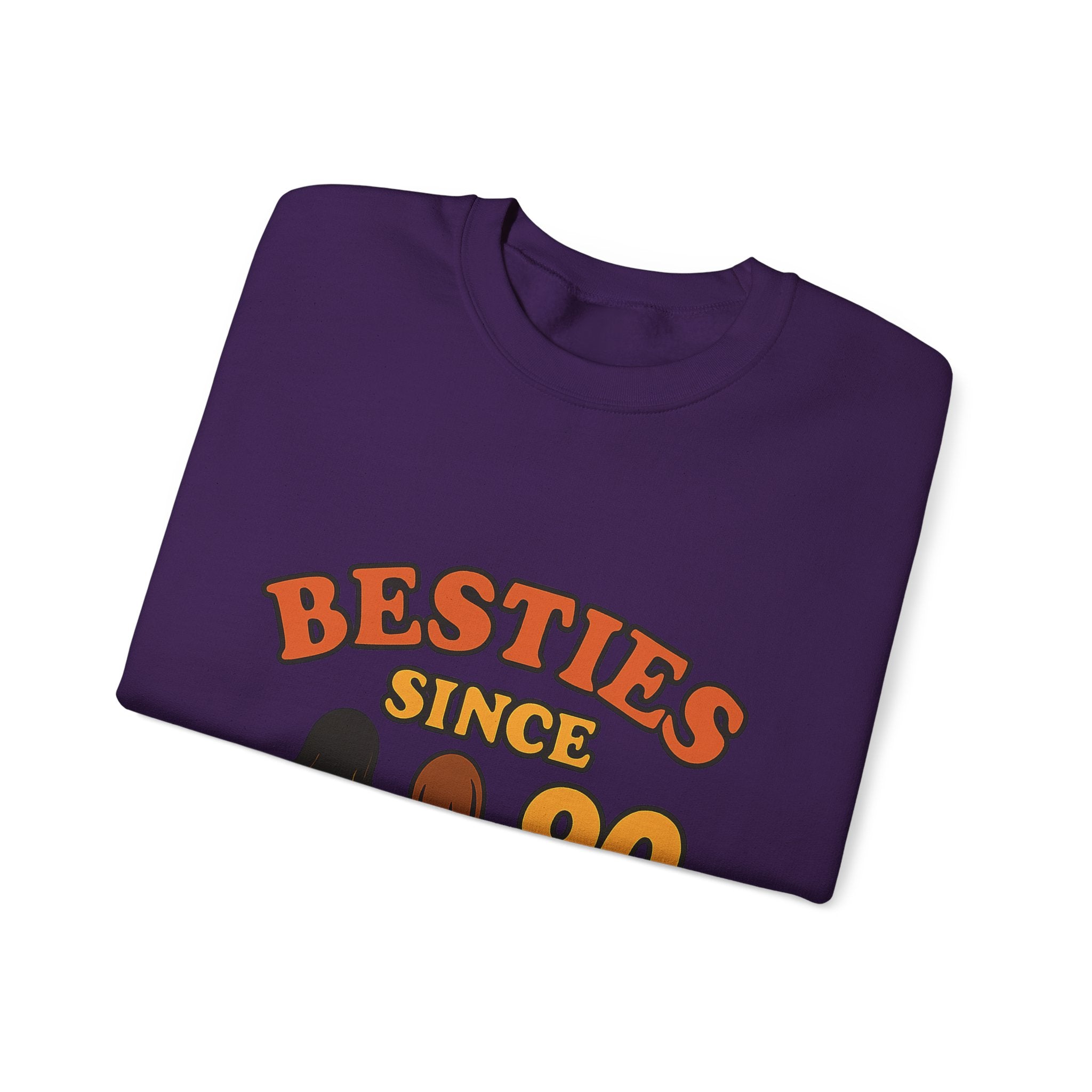 Besties Since Retro Years Sweatshirt 90s Nostalgia Best Friend Gift Friendship Anniversary Vintage Aesthetic Crewneck