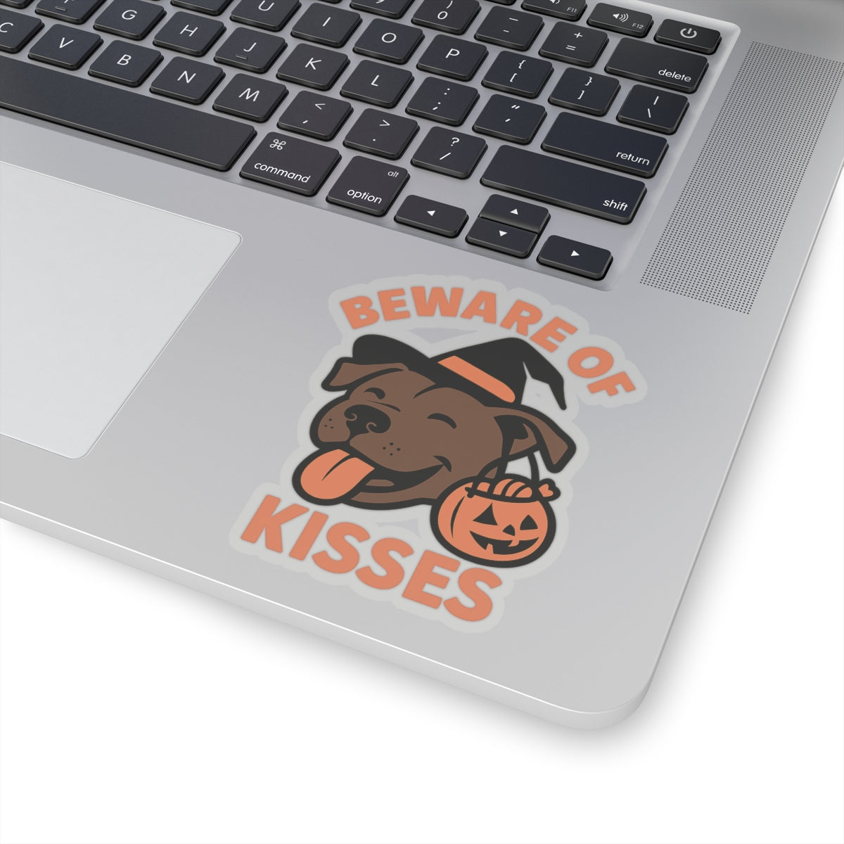 Beware of Kisses Pitbull Halloween Sticker Pack
