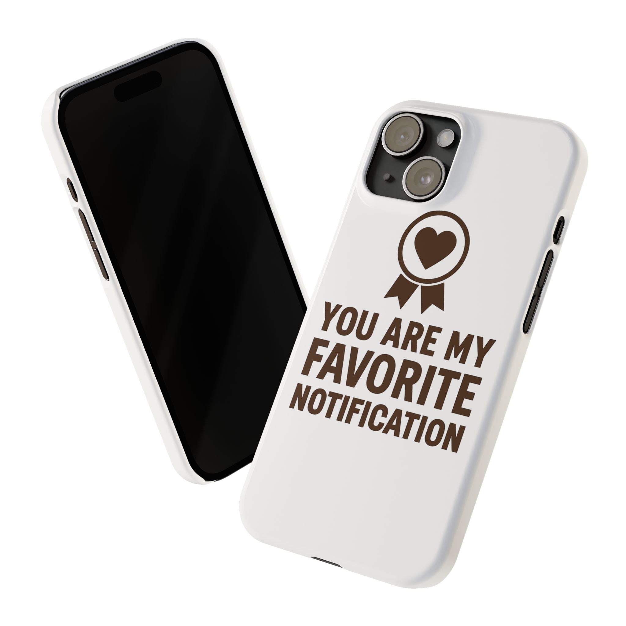 You Are My Favorite Notification Phone Case, Romantic Anniversary Gift for Boyfriend Girlfriend, Cute Couple Phone Case Love Gift