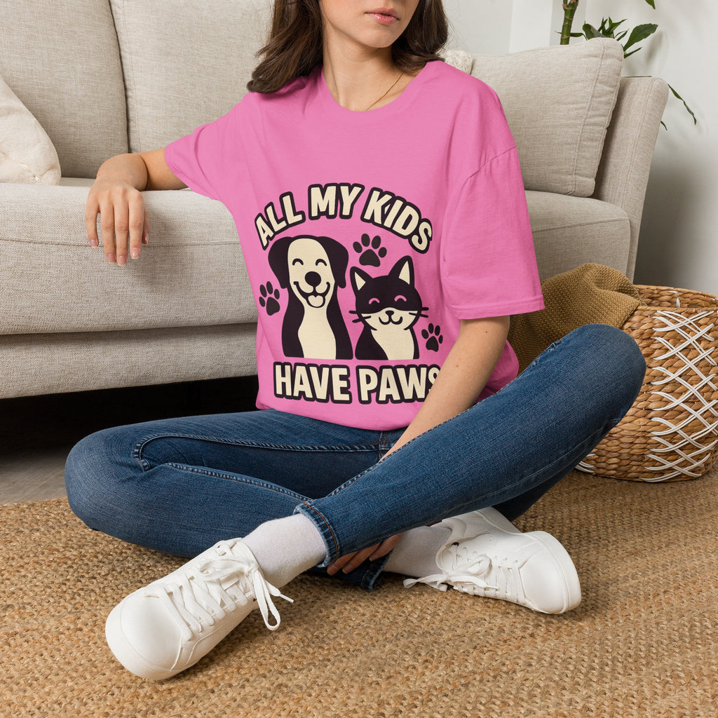 All My Kids Have Paws Shirt, Pet Mom T-Shirt, Dog Mom Cat Mom Gift, Fur Mama Tee, Pet Parent Shirt, Mothers Day Gift for Dog Lover