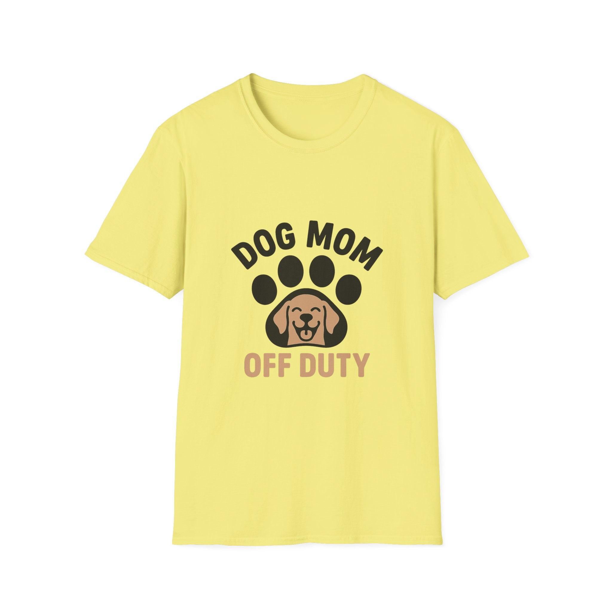 Dog Mom Off Duty Shirt, Dog Lover Gift, Paw Print T-Shirt, Dog Mom Tee, Funny Dog Owner Shirt, Dog Mama Clothing, Pet Parent