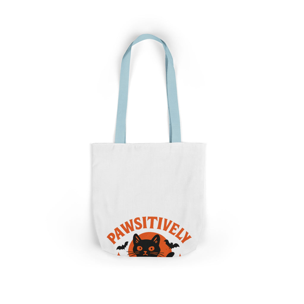 Pawsitively Spooky Cat Lover Halloween Tote Bag