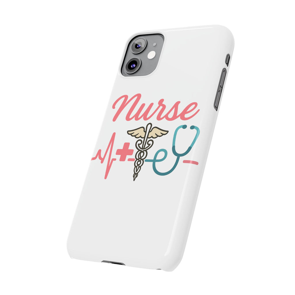 Nurse Phone Case EKG Heartbeat Medical Gift for Nurses RN Nursing Student Appreciation Gift Healthcare Worker iPhone Case