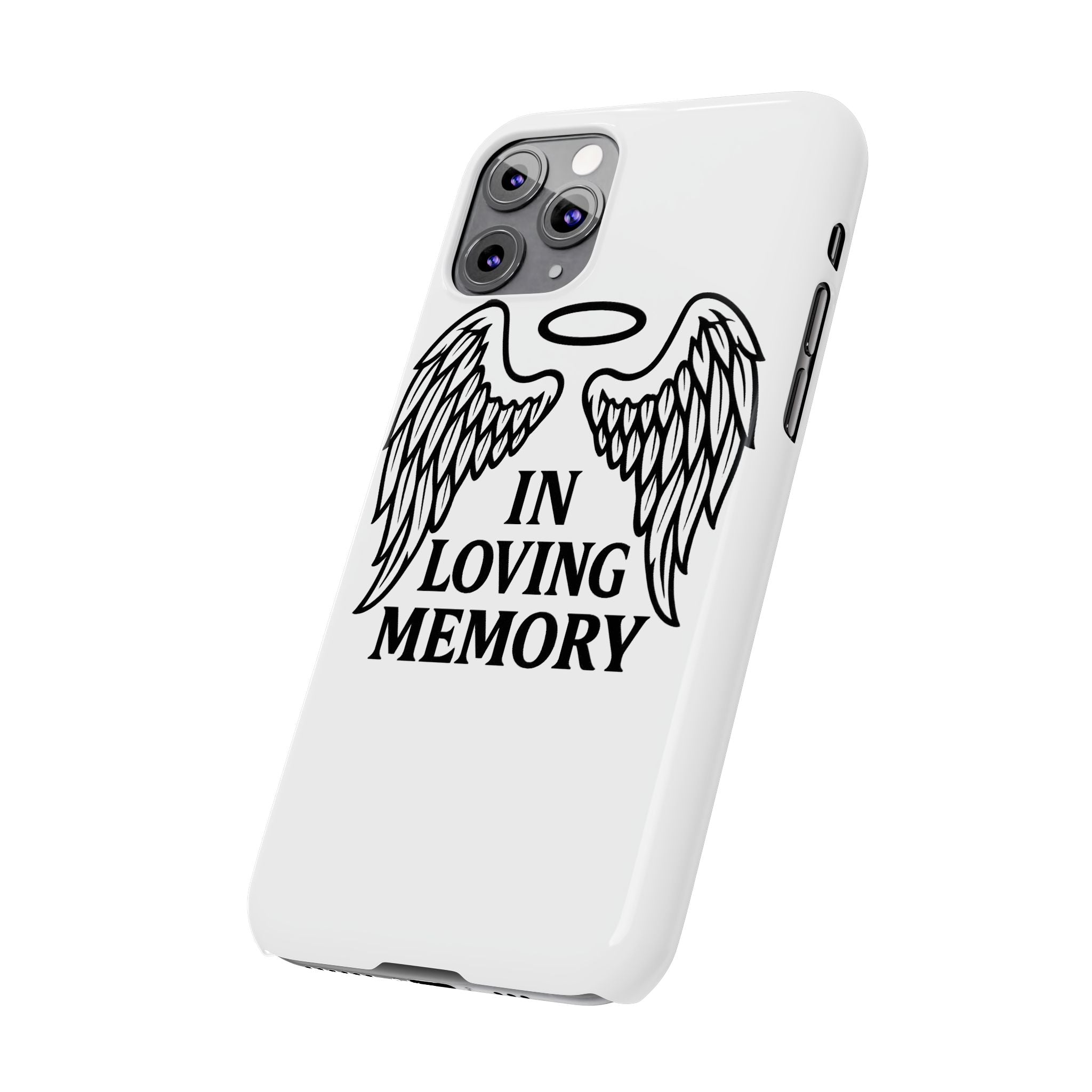 Guardian Angel Wings Phone Case In Loving Memory Sympathy Gift Memorial Remembrance Heaven Spiritual Protection Loss Grief Support