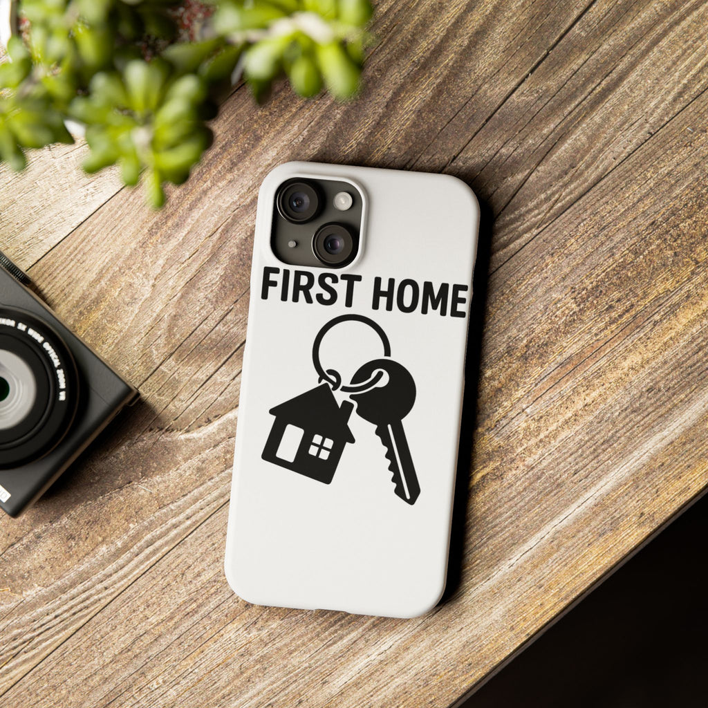 First Home Keys Phone Case, New Homeowner Gift, Housewarming Present, Minimalist House Key Design, First Time Home Buyer Gift