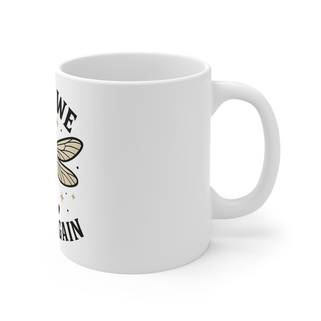 Dragonfly Memorial Mug Until We Meet Again, Sympathy Gift for Loss of Loved One, Remembrance Coffee Cup, Grief Gift for Her