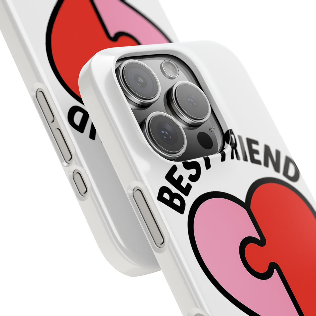 Best Friend Phone Case Set Puzzle Heart Matching BFF Gifts for Besties Friendship Phone Cases Cute Teen Gift for Her