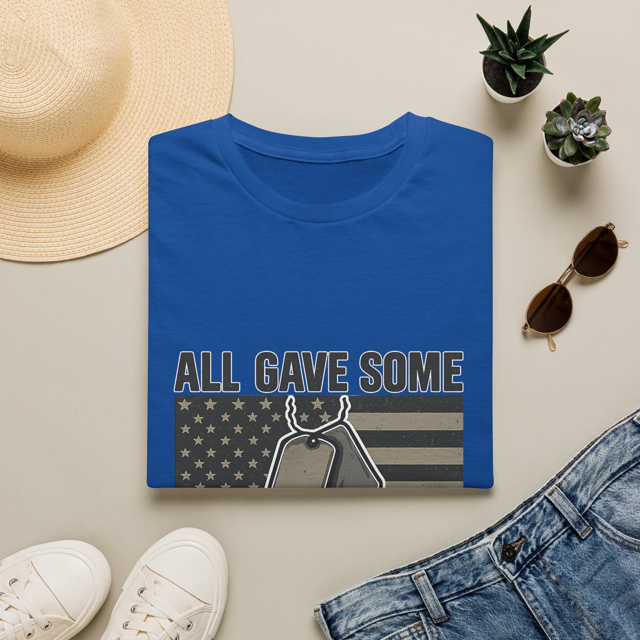 Custom Veteran Shirt | All Gave Some Some Gave All | Personalized Veterans Day Gift | Military Family Pride Tshirt with Name & Dates