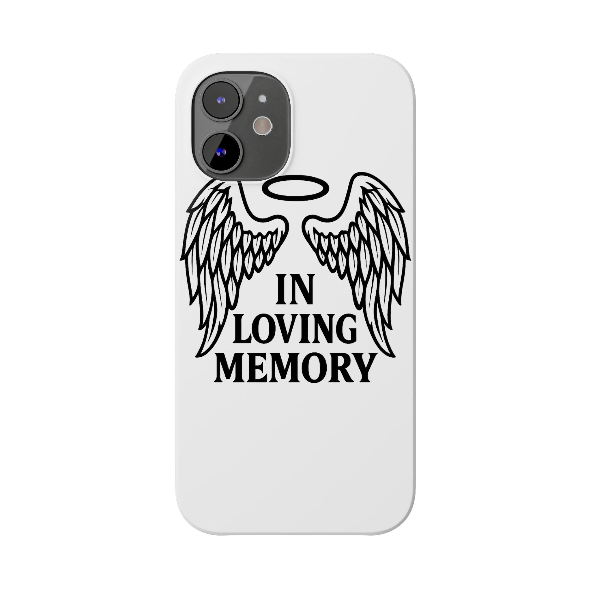 Guardian Angel Wings Phone Case In Loving Memory Sympathy Gift Memorial Remembrance Heaven Spiritual Protection Loss Grief Support