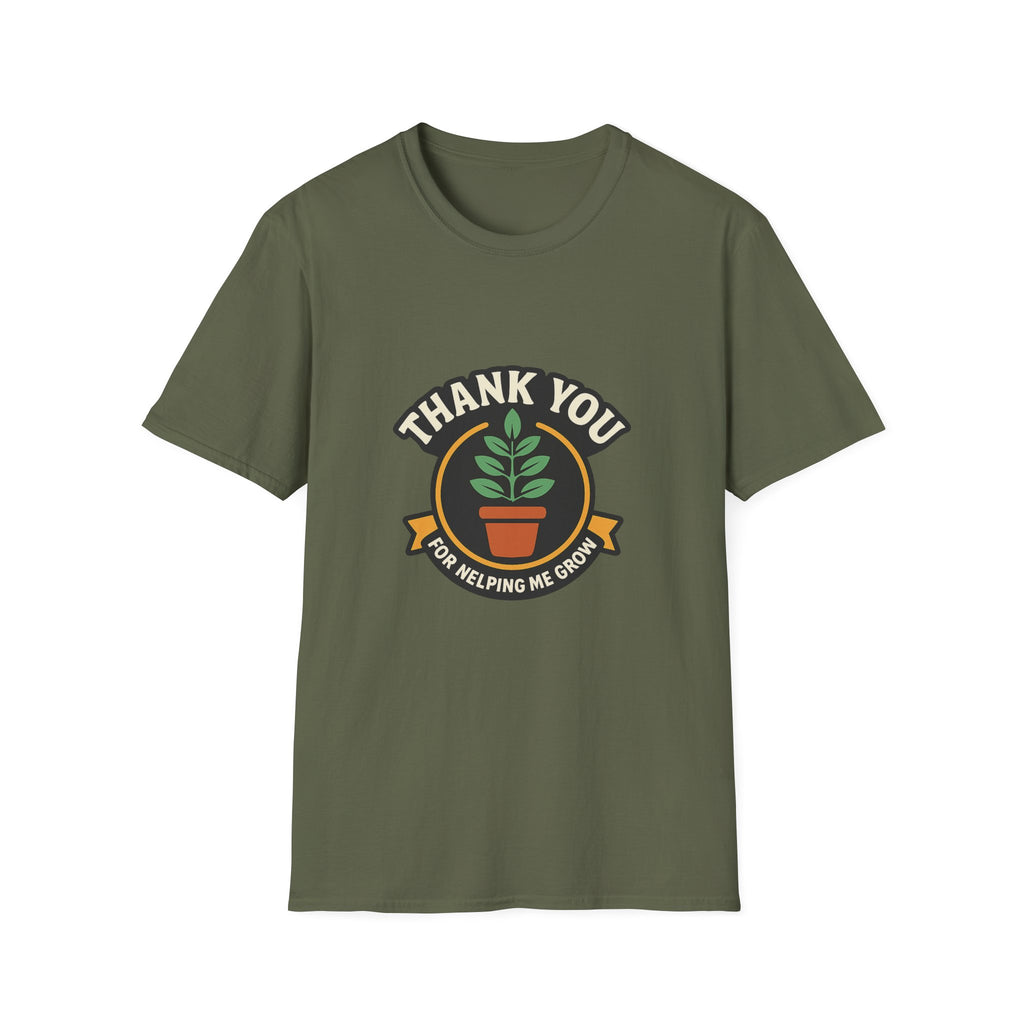 Thank You for Helping Me Grow Teacher Appreciation Shirt Plant Lady Gift Teacher Week Tee Mentor Gift End of Year Teacher Gift